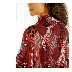 INC International Concepts Deco Art Sequin Wrap